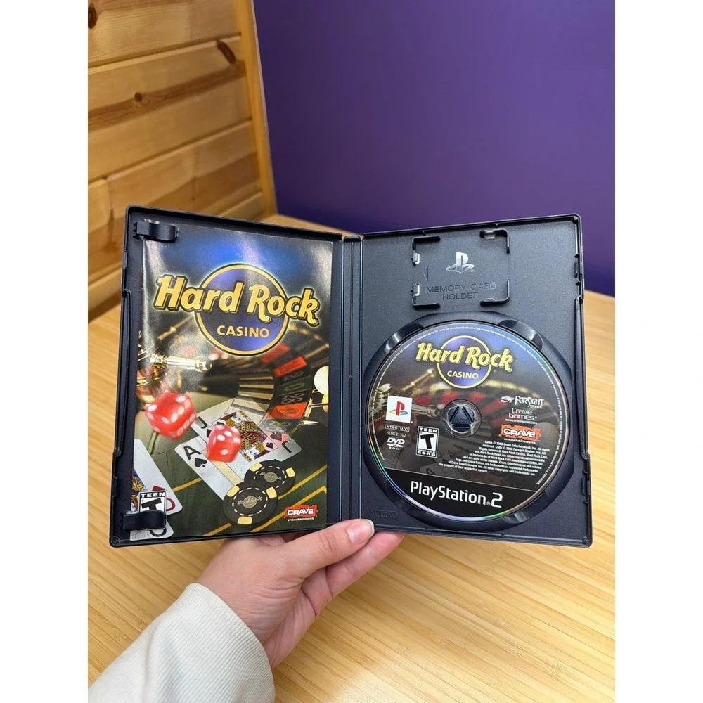 Hard Rock Casino PS2‎ PlayStation 2 Complete CIB Tested Working Manual